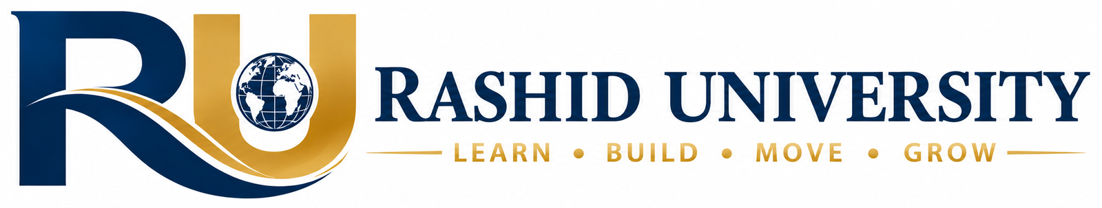 Rashid University — Learn. Build. Move. Grow.
